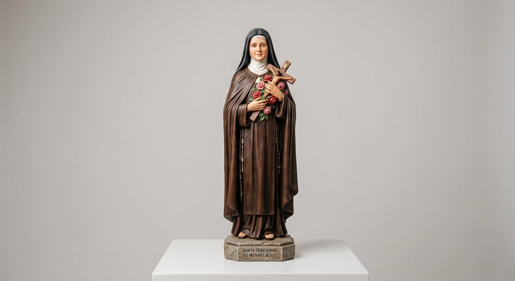 Estátua de Santa Teresinha em Fibra de Vidro