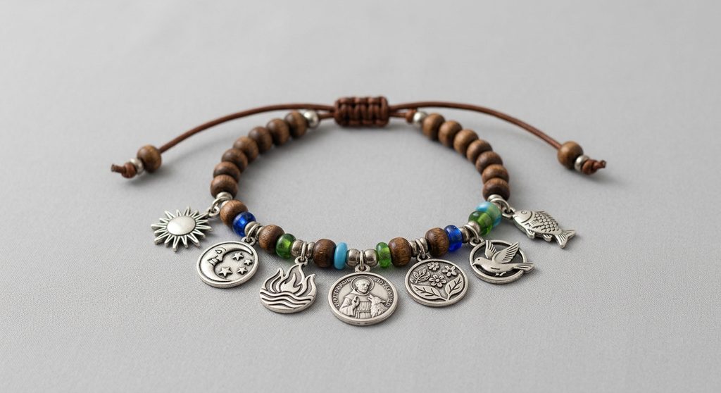 Pulseira Cântico das Criaturas São Francisco
